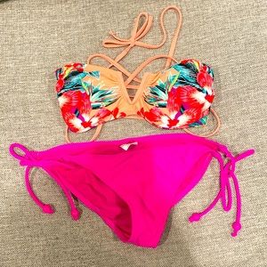 Bikini. OP bottom and Xhilaration top.